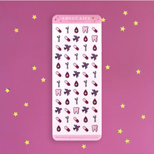 Load image into Gallery viewer, Adult Life Planner Sticker Sheet - The Quirky Cup Collective