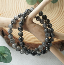 Load image into Gallery viewer, Tourmaline in Quartz Bracelet