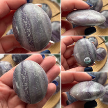 Load image into Gallery viewer, Silk (Velvet) Fluorite Palmstone