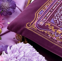 Load image into Gallery viewer, Purple 'Once Upon a Time' Book & Ipad Sleeve (2 Pocket)- The Quirky Cup Collective