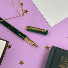 Load image into Gallery viewer, Emerald You Are Magic Pen- The Quirky Cup Collective