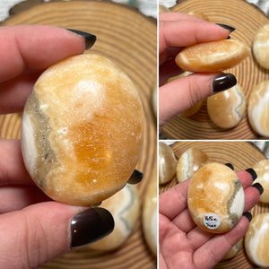 Orange Calcite Palmstone