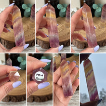 Load image into Gallery viewer, Candy Fluorite Tower (Purple)

