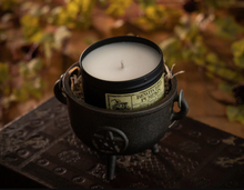 Load image into Gallery viewer, Bewitched Pumpkin Tin Candle - The Upturned Cauldron
