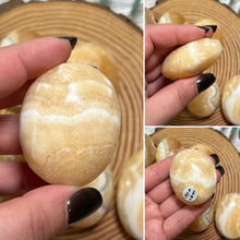Load image into Gallery viewer, Orange Calcite Palmstone
