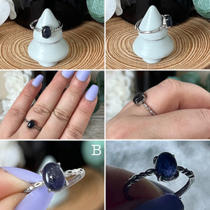 Oval Iolite S925 Ring