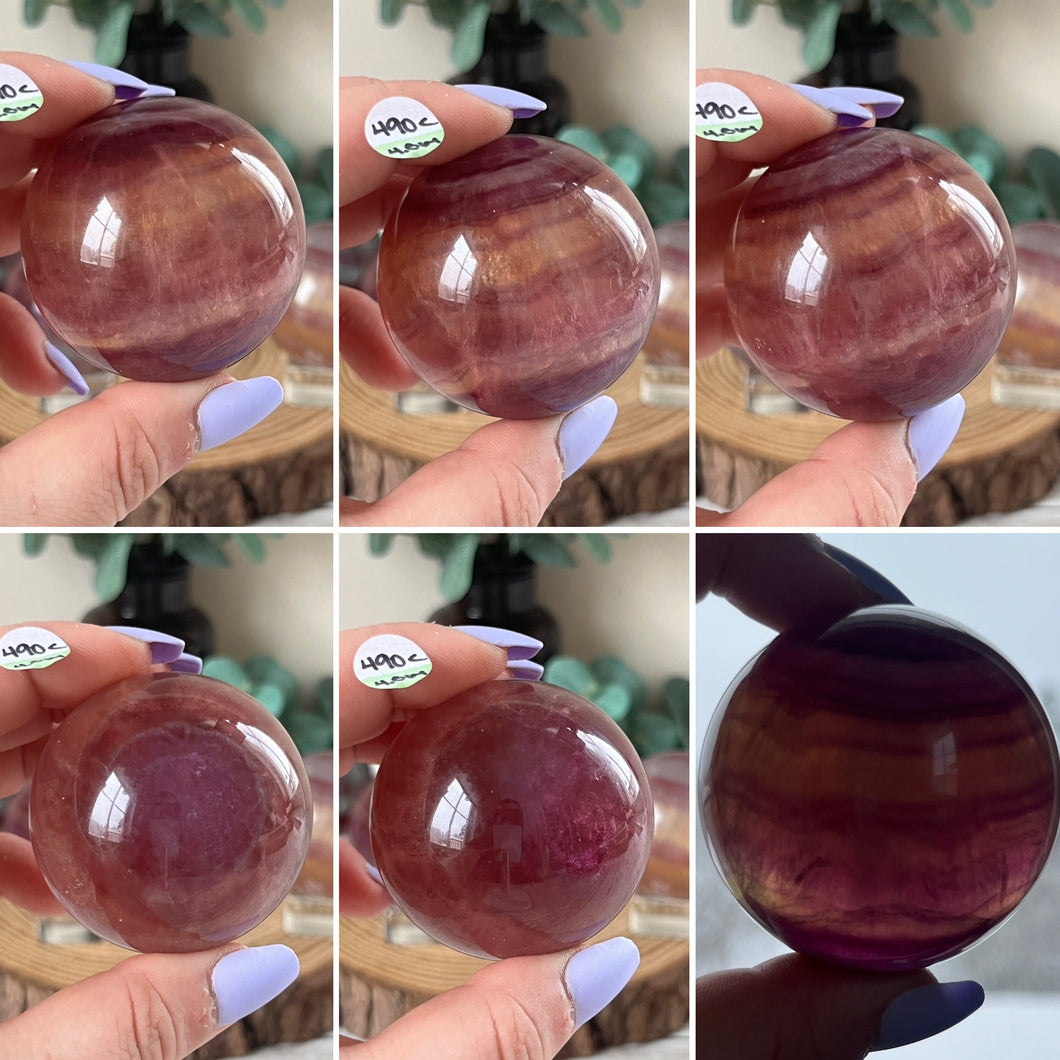 Candy Fluorite Sphere