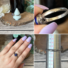 Load image into Gallery viewer, Jasmine&#39;s Chiffonjé: Lapis Lazuli Ring

