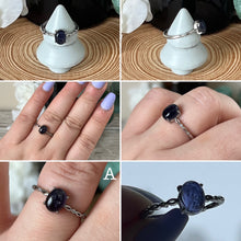Load image into Gallery viewer, Oval Iolite S925 Ring
