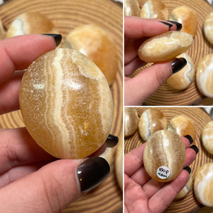 Orange Calcite Palmstone