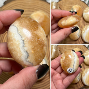 Orange Calcite Palmstone
