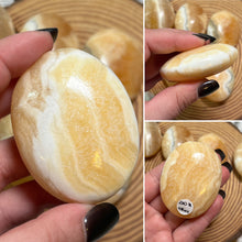 Load image into Gallery viewer, Orange Calcite Palmstone
