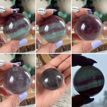 Load image into Gallery viewer, Candy Fluorite Sphere
