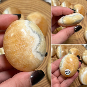 Orange Calcite Palmstone