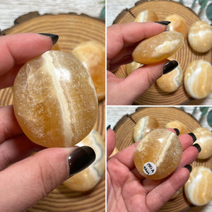 Orange Calcite Palmstone