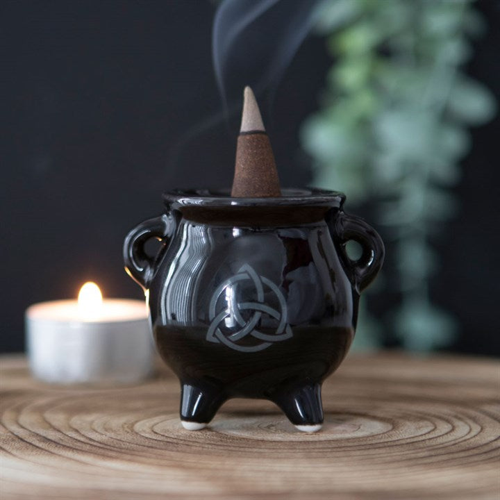 Triquetra Cauldron Incense Holder
