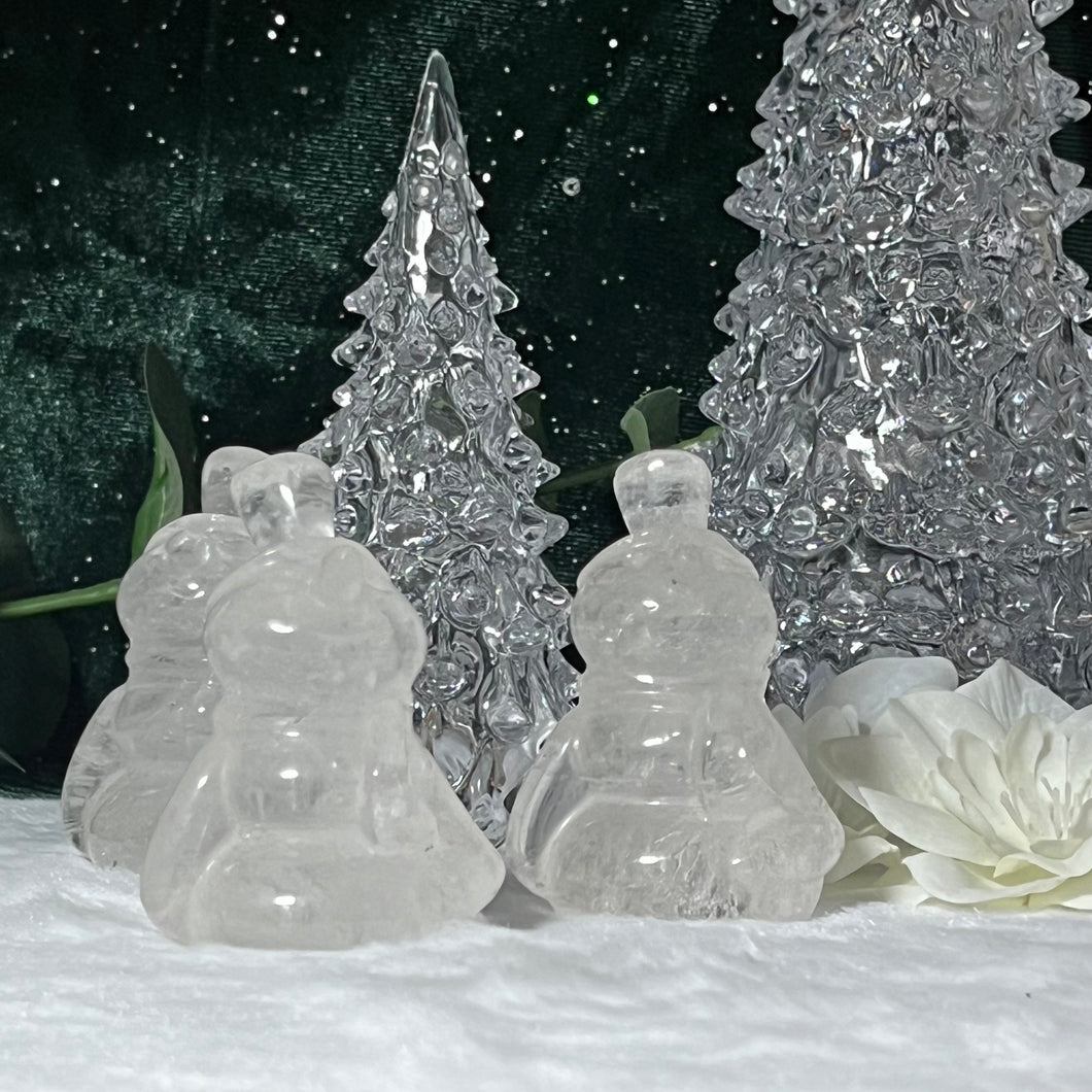 AKindHoliday: Clear Quartz Frosty The Snowman