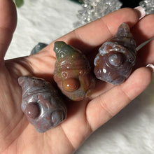 Load image into Gallery viewer, AKindHoliday: Small Ocean Jasper Gnome
