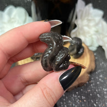 Load image into Gallery viewer, Silver Sheen Obsidian Small Cobra
