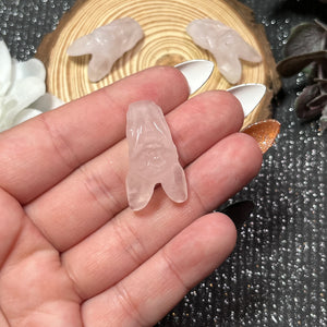 Rose Quartz Small "Bartok" Bat