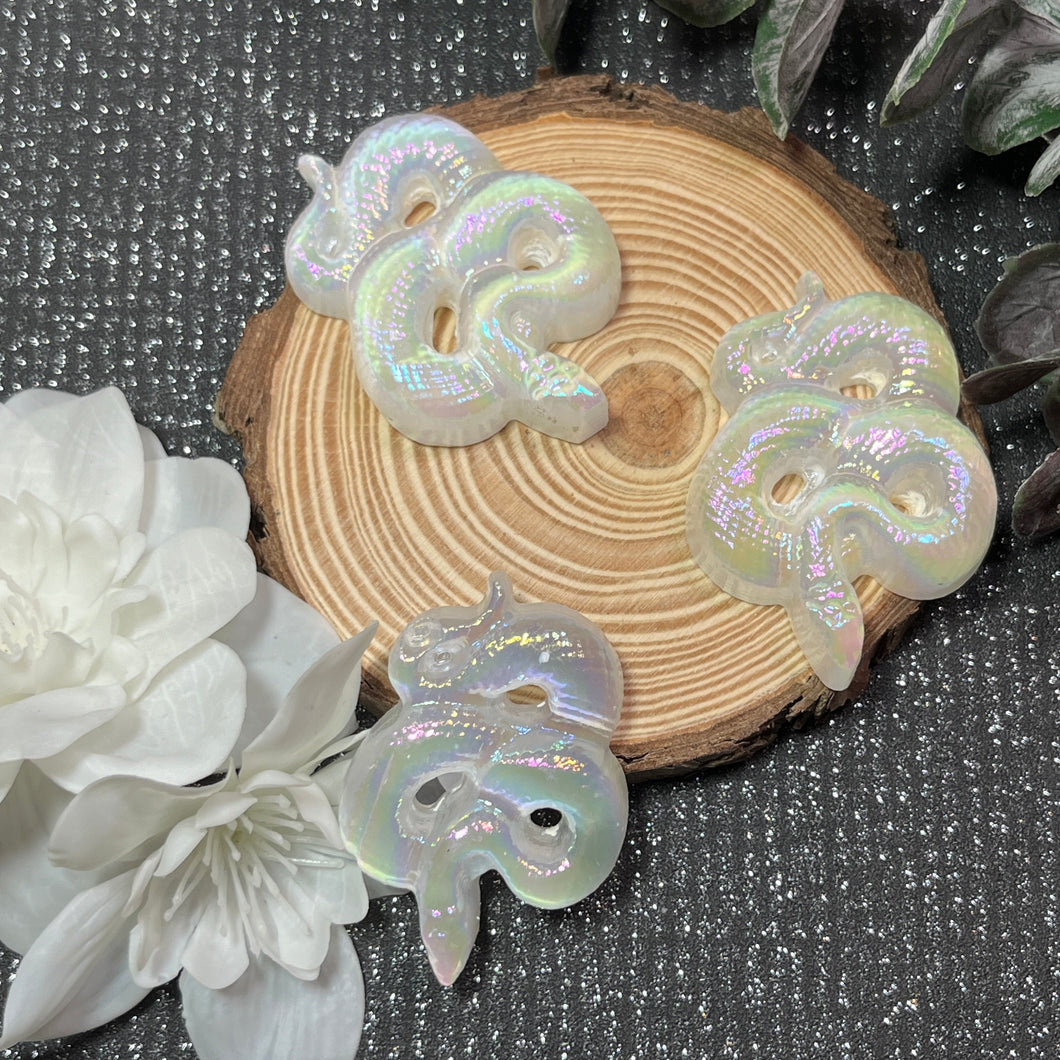 Small Aura Quartz Snake