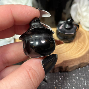 Small Obsidian Jack-o-Lantern
