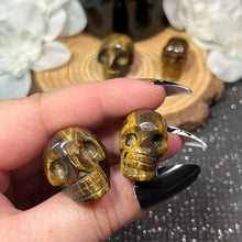 Load image into Gallery viewer, Mini Tigers Eye Skull
