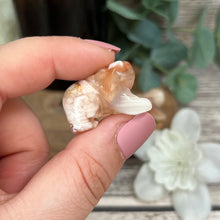 Load image into Gallery viewer, Mini Flower Agate Bear
