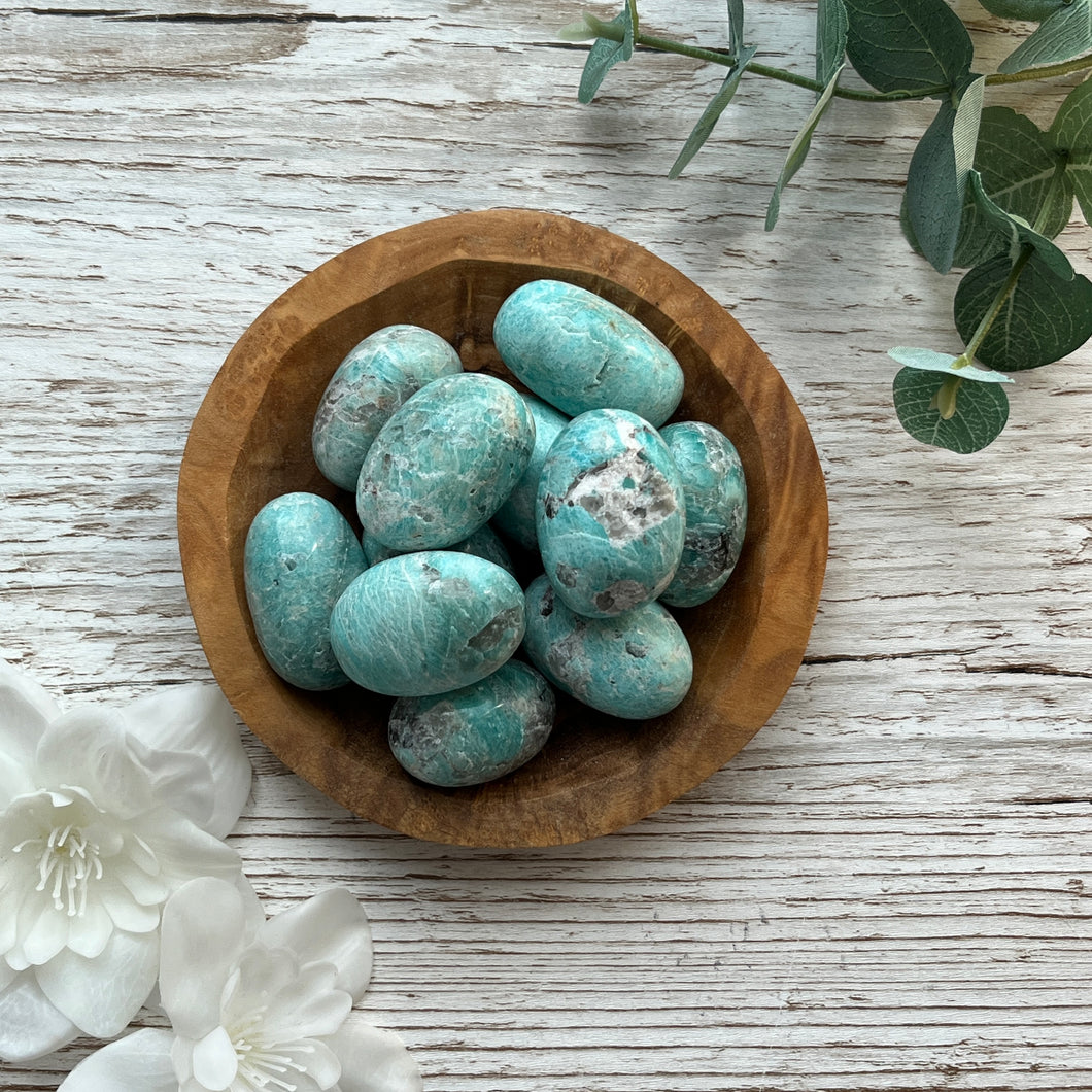 Smoky Amazonite (Cuddle, ∼200g)