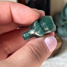Load image into Gallery viewer, Mini Moss Agate Elephant
