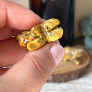Mini Crazy Lace Agate Bear