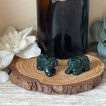 Load image into Gallery viewer, Mini Moss Agate Bear
