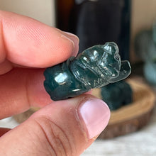 Load image into Gallery viewer, Mini Moss Agate Bear
