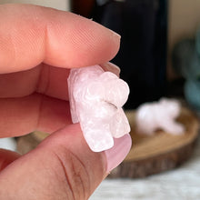 Load image into Gallery viewer, Mini Rose Quartz Bear
