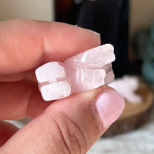 Load image into Gallery viewer, Mini Rose Quartz Bear
