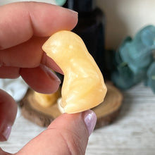 Load image into Gallery viewer, Orange Calcite Sloth
