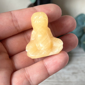 Orange Calcite Sloth