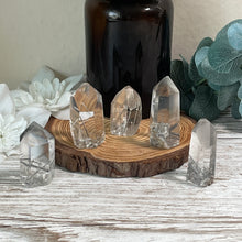 Load image into Gallery viewer, Titanium Inclusion Quartz Tower
