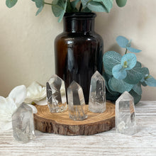 Load image into Gallery viewer, Titanium Inclusion Quartz Tower
