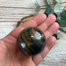 Load image into Gallery viewer, Blue Tiger&#39;s Eye Sphere A
