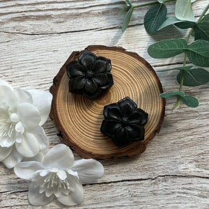 Golden Sheen Obsidian Flower