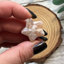 Load image into Gallery viewer, Flower Agate (3D) Star
