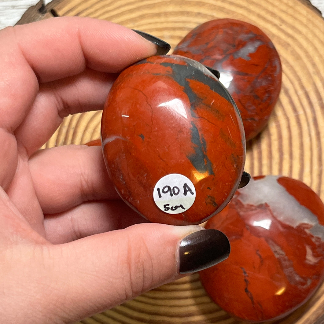 Red Jasper Palmstone