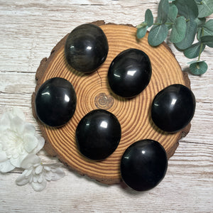 Golden Sheen Obsidian Palmstone