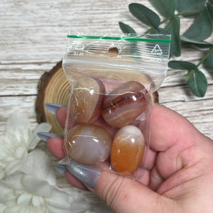 Carnelian (Tumbled, ∼50g)