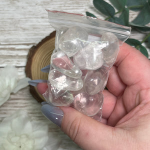 Clear Quartz (Tumbled, ∼50g)