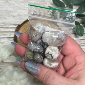 Crazy Lace Agate (Tumbled, ∼50g)