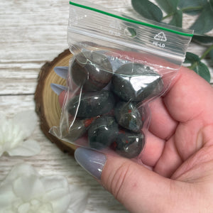 Bloodstone (Tumbled, ∼50g)