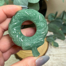 Load image into Gallery viewer, AKindHoliday: Green Aventurine Wreath
