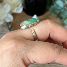 Load image into Gallery viewer, Jasmine&#39;s Chiffonjé: Adjustable Chrysoprase Ring
